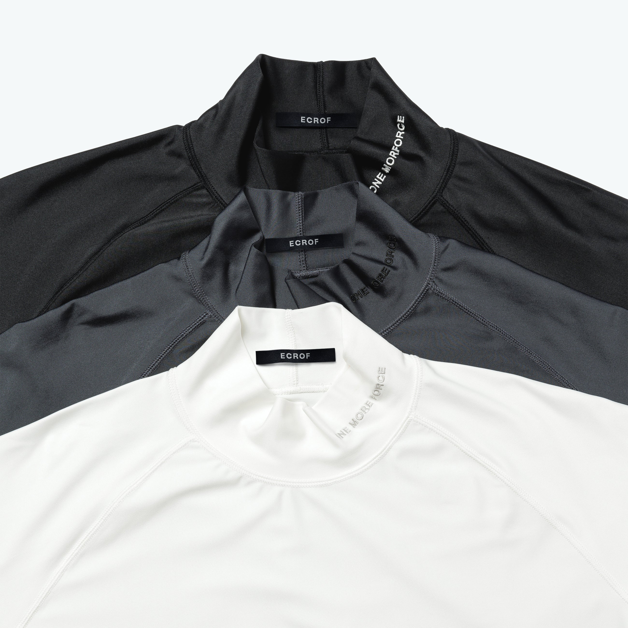 ストレッチモックネックシャツ / Stretch mock neck shirt