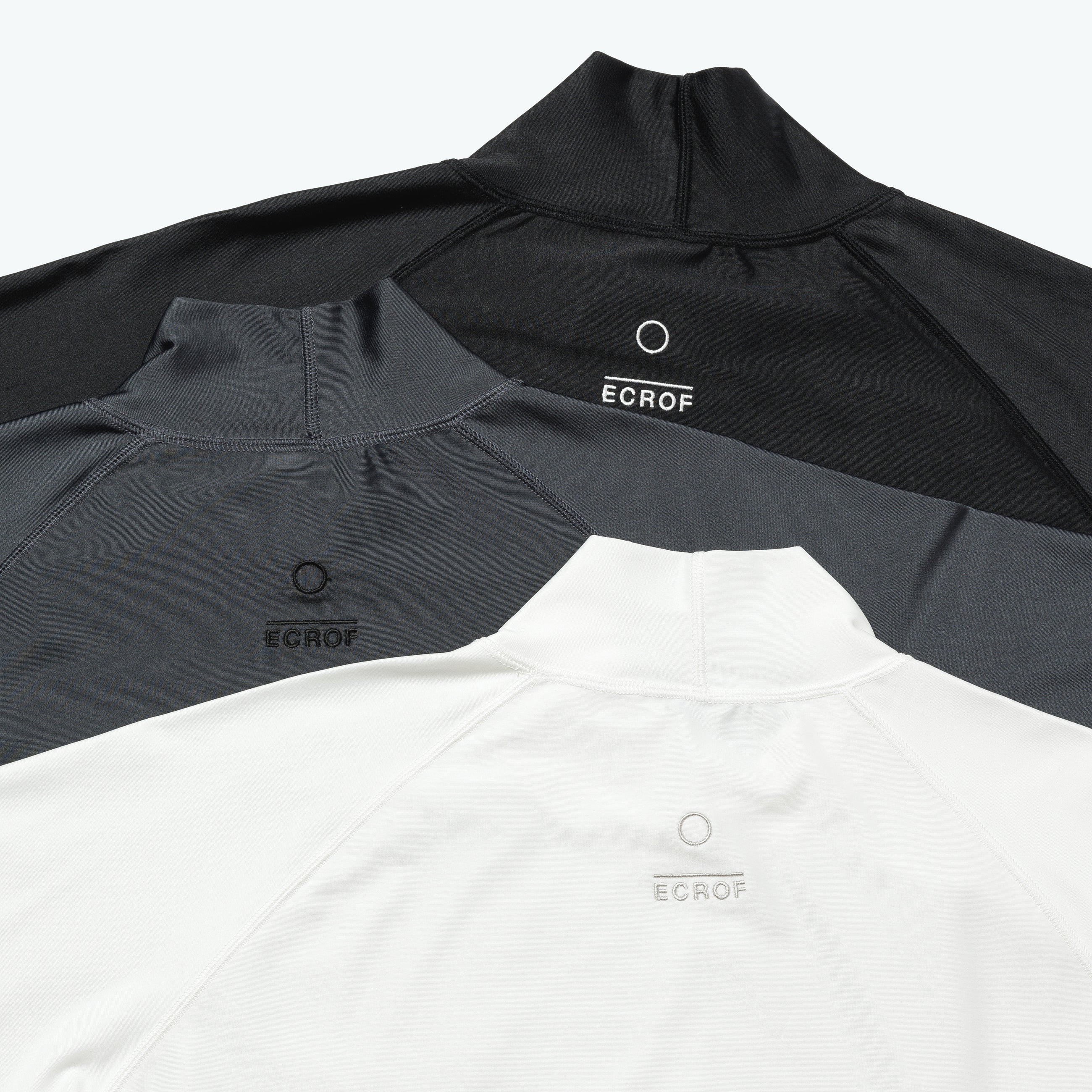 ストレッチモックネックシャツ / Stretch mock neck shirt