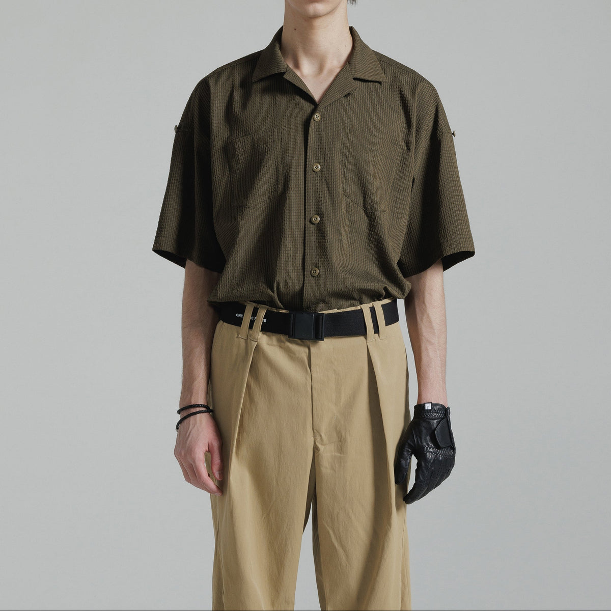 オープンカラーシャツ / Open collar shirt | ECROF