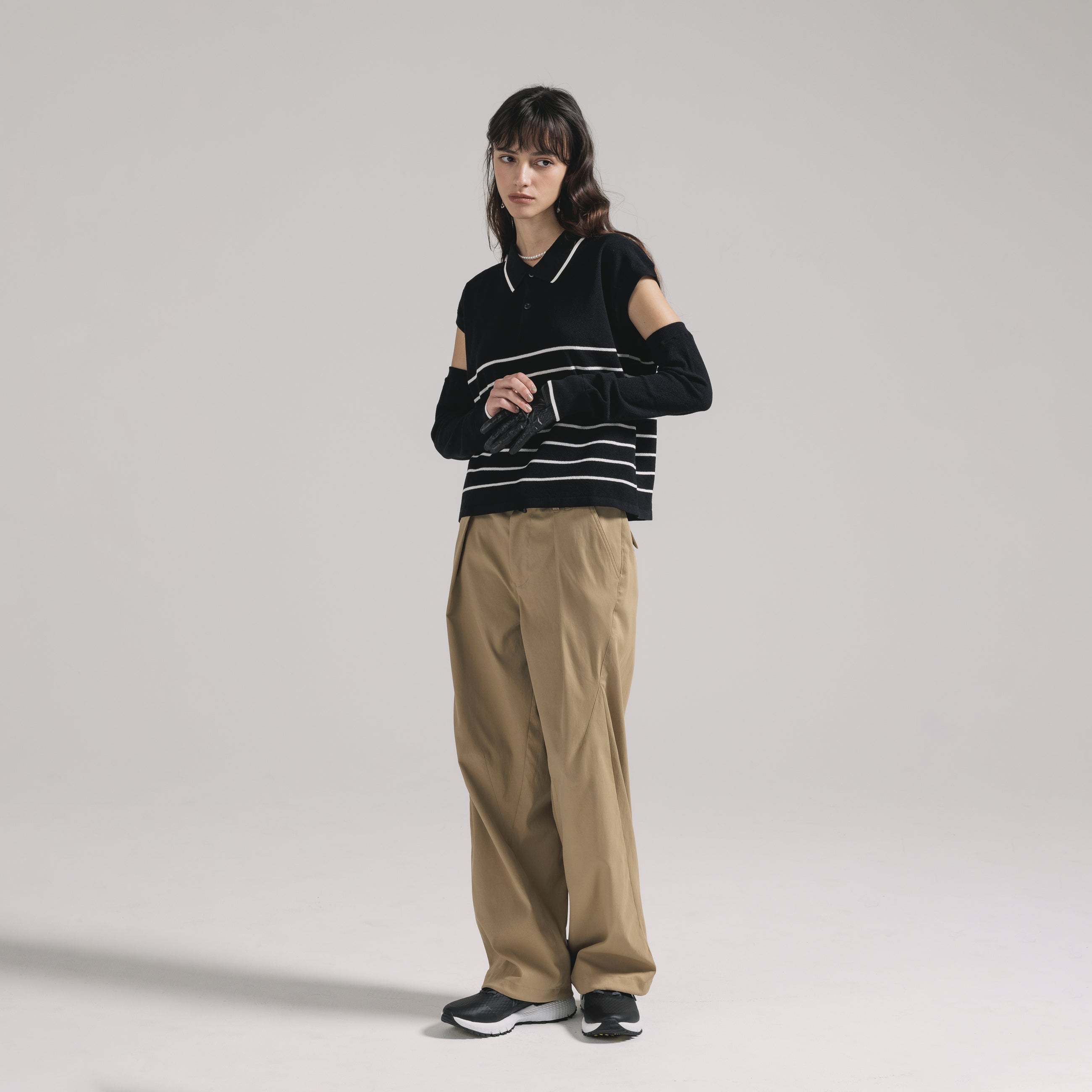 ニットポロシャツ ウィメンズ / Knit Polo shirt Women’s