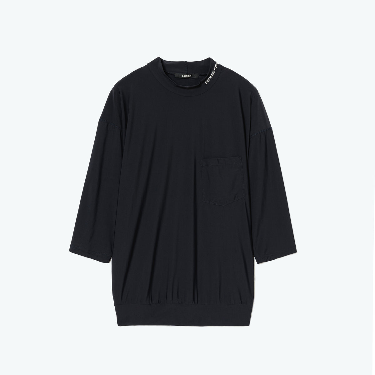 7分袖モックネック / 3/4 Sleeve Mock Neck | ECROF