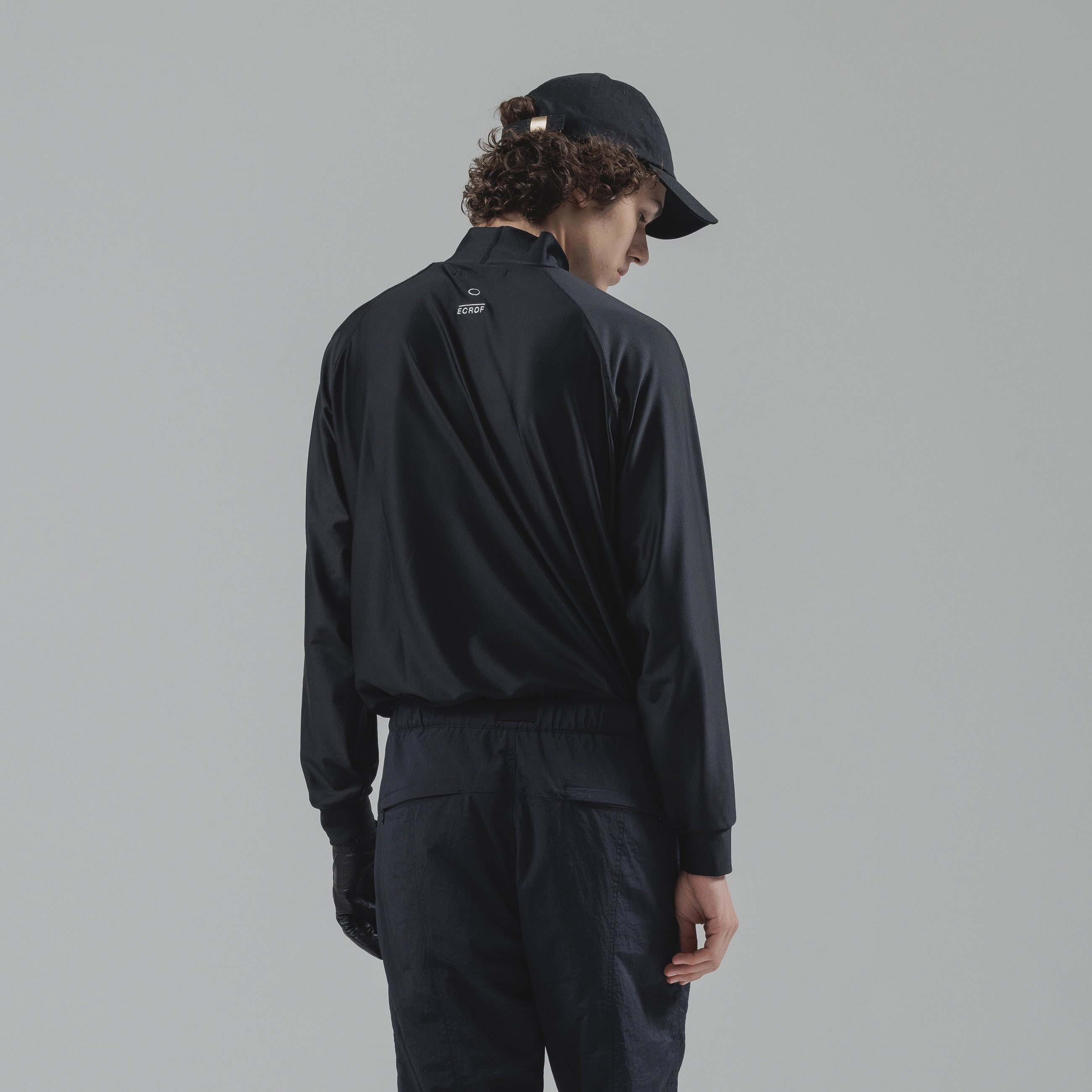 ストレッチモックネックシャツ / Stretch mock neck shirt