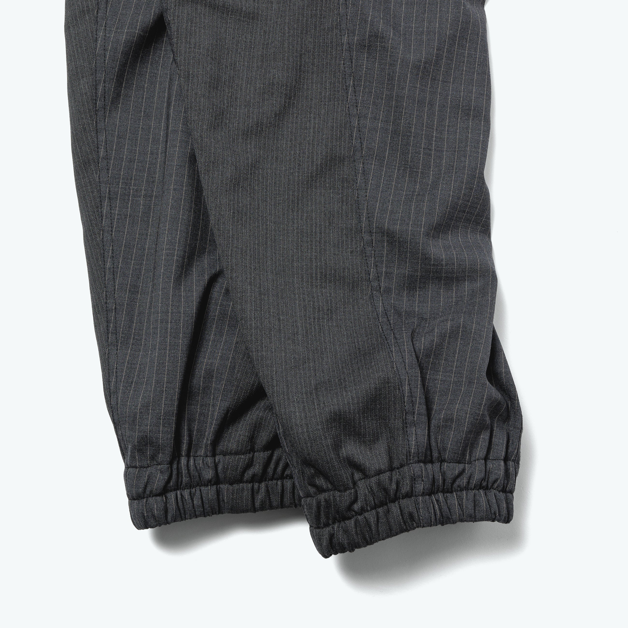 Striped combination cargo pants